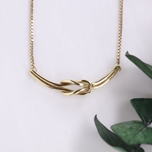 Gold Knot Necklace