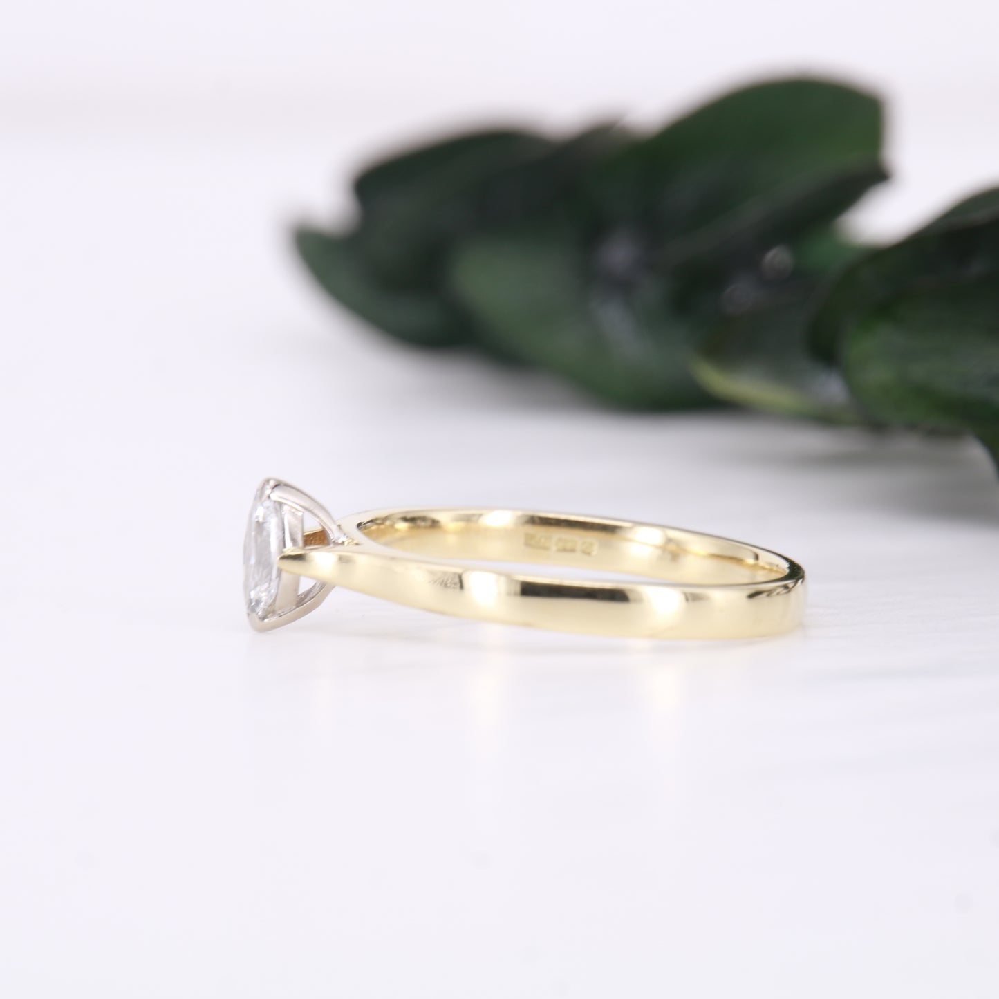 18ct Gold Marquise Cut Diamond Ring