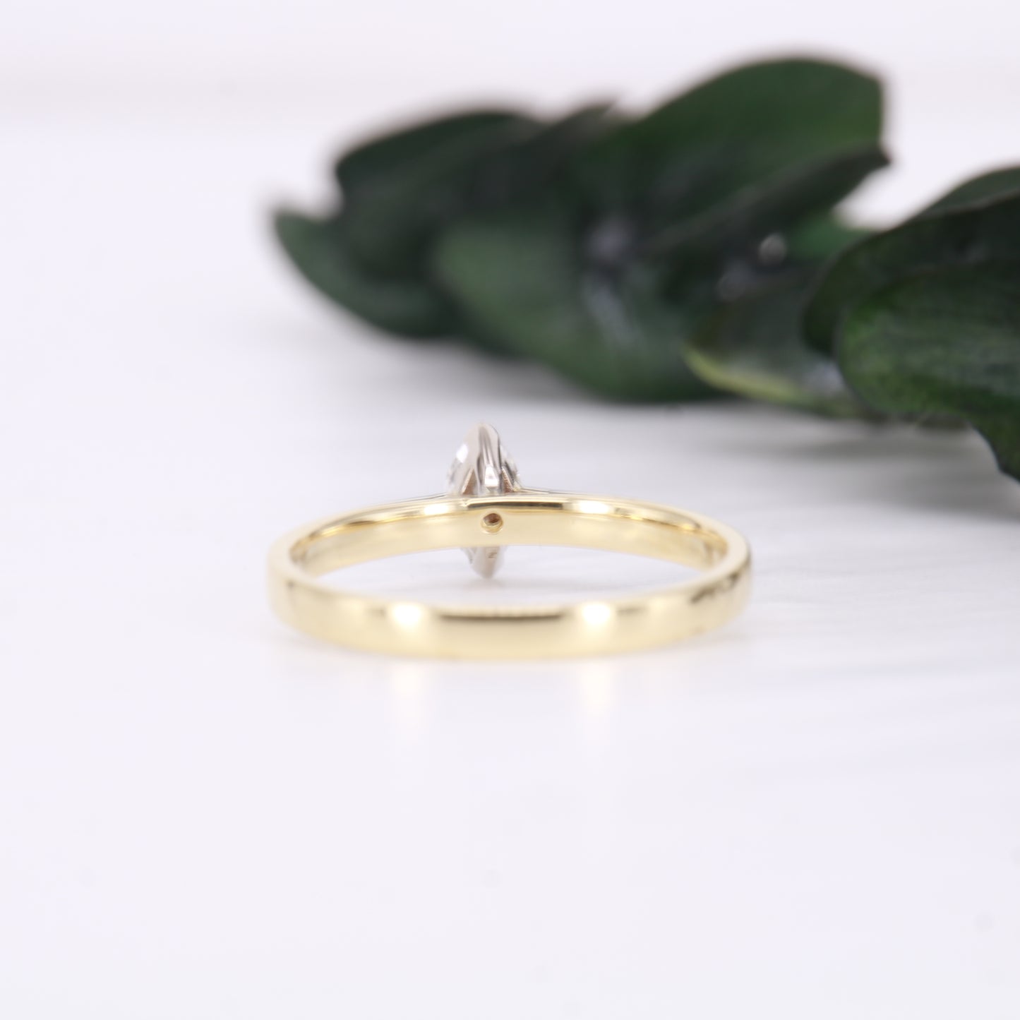 18ct Gold Marquise Cut Diamond Ring